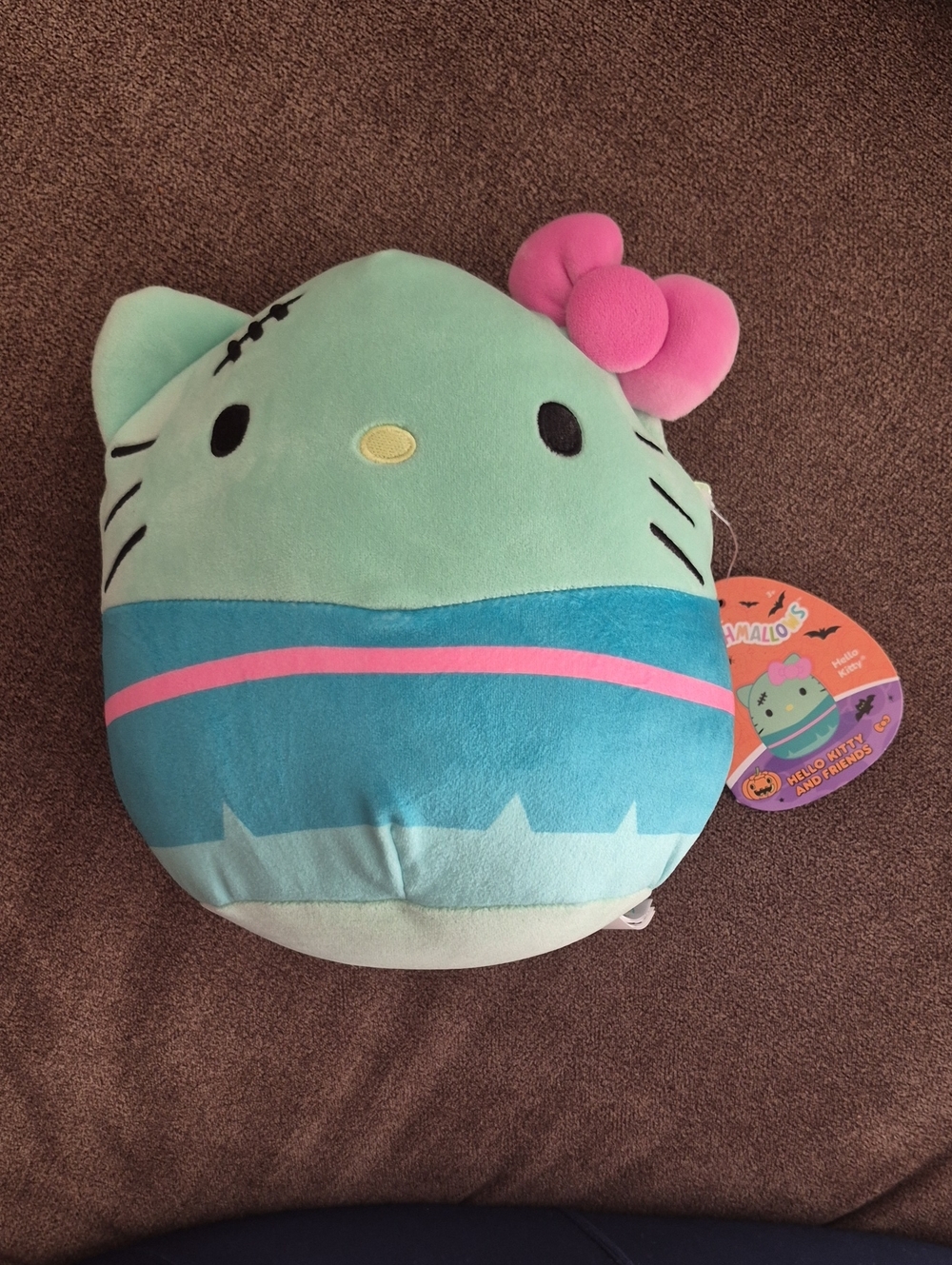 Hello Kitty Mint Green & Pink Halloween Squishmallow